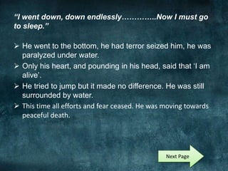 Chapter :-3 Deep Water - William Douglas | PPTX