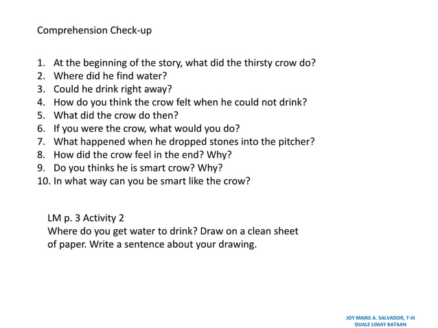 Ppt english 3 q1w1 day1 5 | PPTX | Infectious Diseases | Diseases and ...