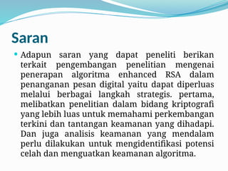 Pesan Digital Penerapan Algoritma Enhanced RSA Dalam Pengamanan Pesan Digital.pptx