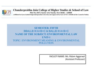 Chanderprabhu Jain College of Higher Studies & School of Law
Plot No. OCF, Sector A-8, Narela, New Delhi – 110040
(Affilia...