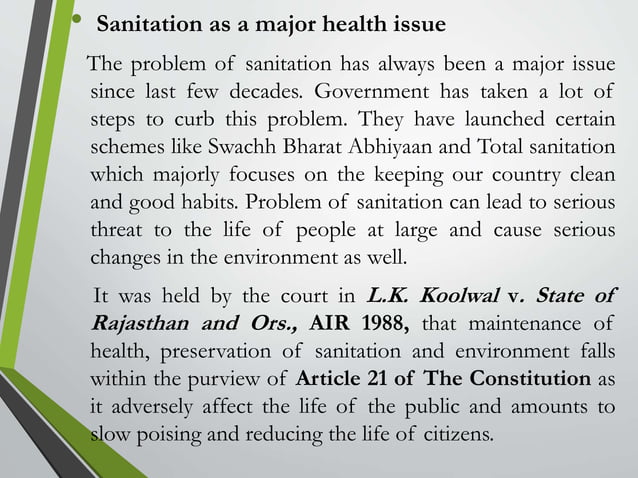 Environment and Public Health | PPTX | Environment | Science