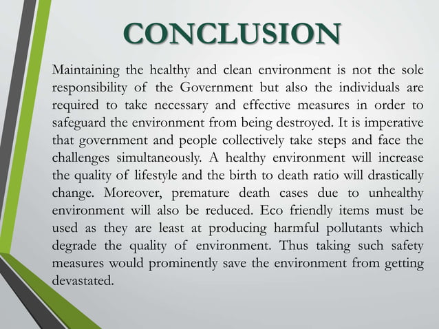 Environment and Public Health | PPTX | Environment | Science