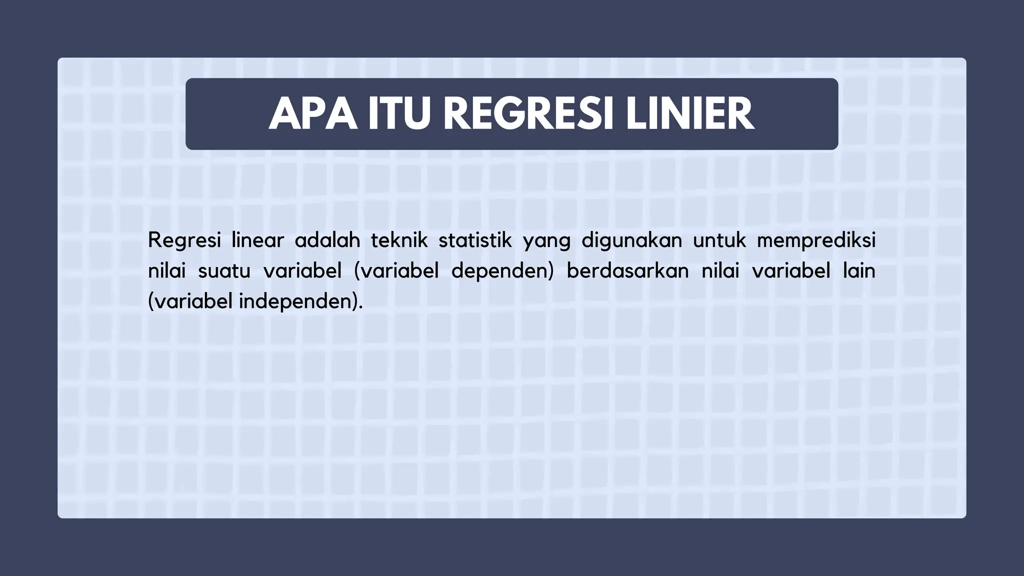 ppt estimasi dalam regresi linier sederhana | PPTX