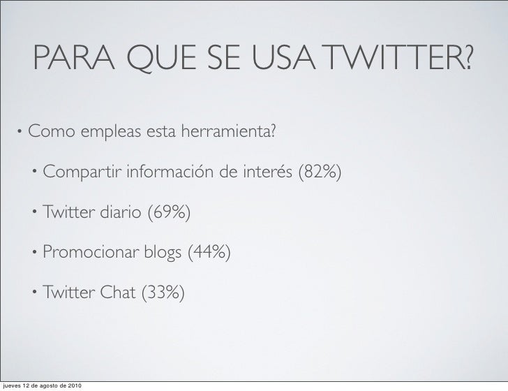 Usos De Twitter En Nicaragua