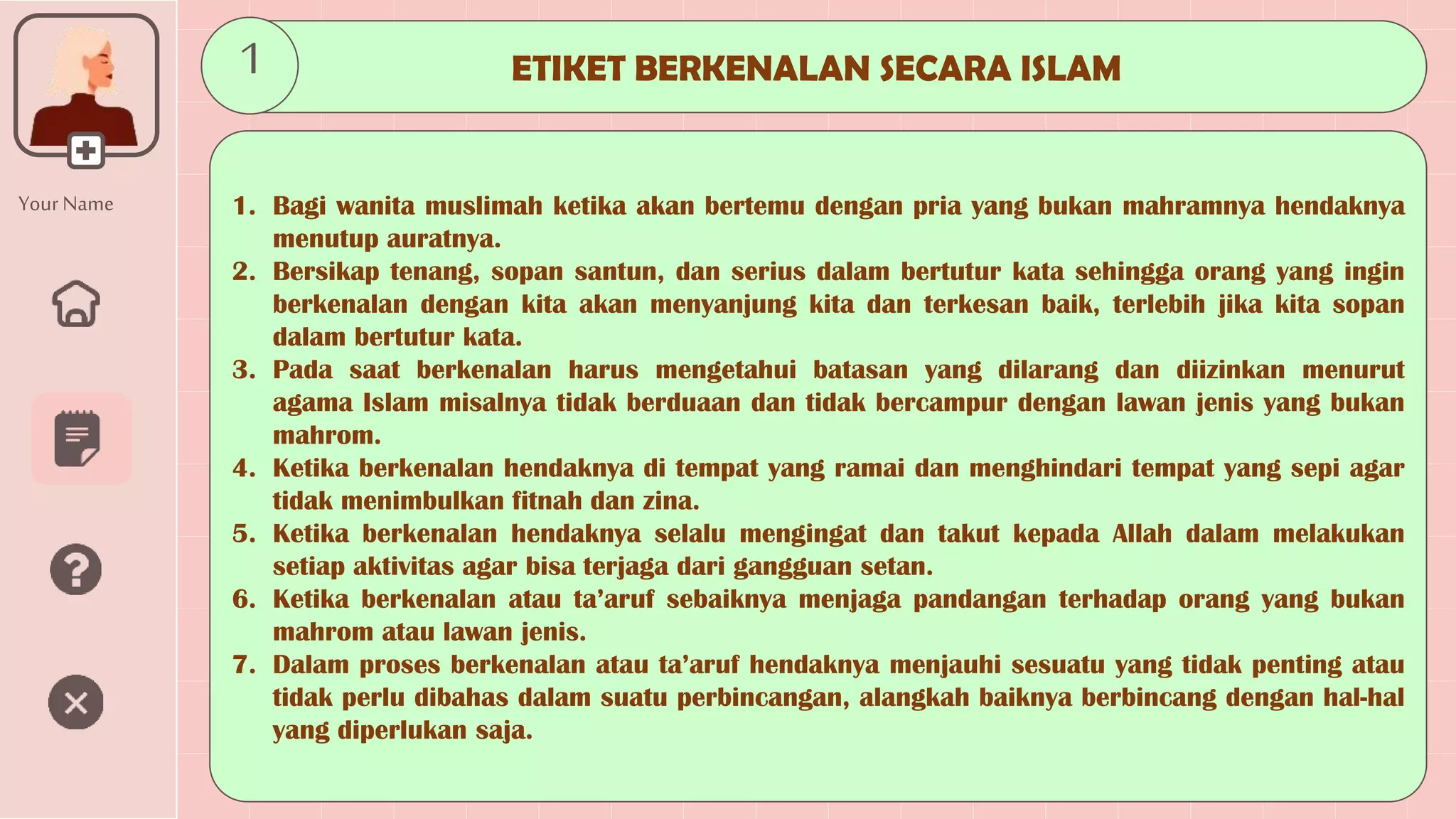 ETIKET BERJALAN, BERKENALAN DAN BERSALAMAN | PPTX