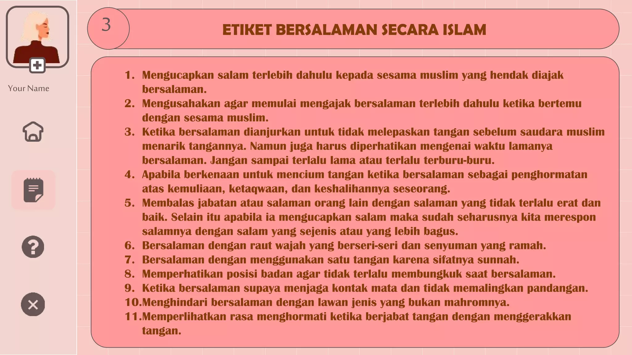 ETIKET BERJALAN, BERKENALAN DAN BERSALAMAN | PPTX