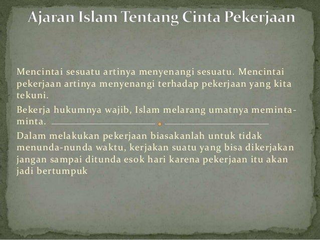 etos kerja