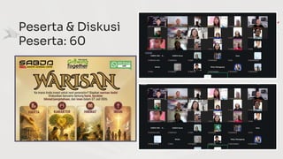 Peserta & Diskusi
Peserta: 60
 