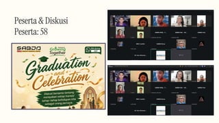 Peserta & Diskusi
Peserta: 58
 