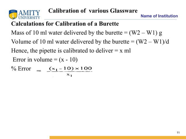 Ppt Exp No-2Calibratio n.ppt