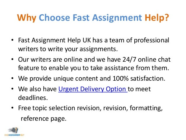 Assignment assistance from $10 a page uk