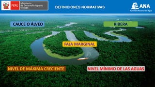 Fajas Marginales Delimitación de fajas marginales (Resolución Jefatural N° 332 2016 ...