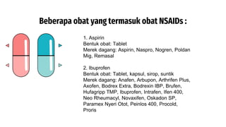 PPT FARMAKOLOGI PADA OBAT ANALGETIK SEMESTER 2 | PPTX