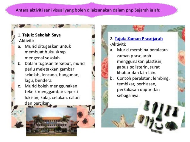 PENGAPLIKASIAN DAN PENGURUSAN AKTIVITI SENI DALAM 