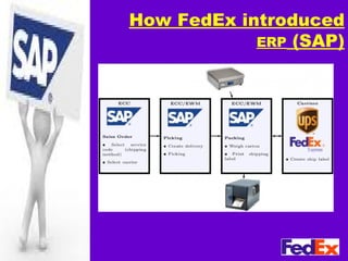 How FedEx introduced  ERP  (SAP) 