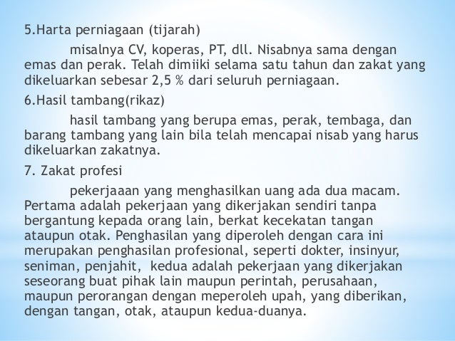 FIKIH ZAKAT FIKIH ZAKAT