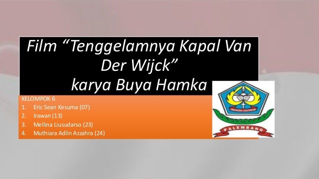 Unsur Intrinsik Novel Tenggelamnya Kapal Van Der Wijck