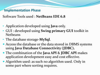 Expense Manager Application in JAVA | PPT