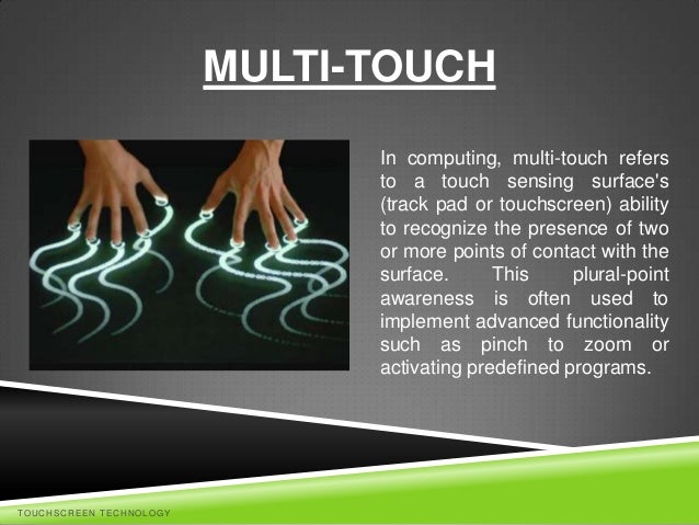 What Is Multi Touch Technology? – FGOYZB