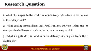 Challenges and Coping Strategies of Food Delivery Riders in Pantukan ...