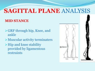 SAGITTAL PLANE ANALYSIS OF GAIT BY DR TABASSUM AZMI | PPTX