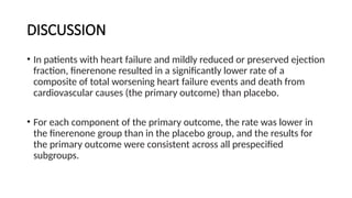 Finerenone in heart failure with preserved ejection fraction compared ...
