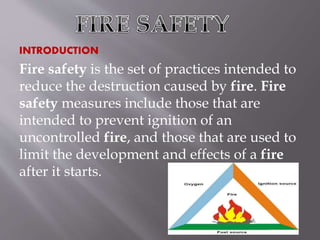 fire safety | PPTX