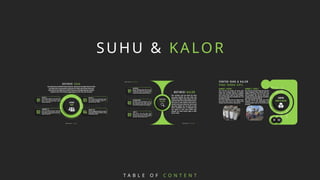 SUHU & KALOR
T A B L E O F C O N T E N T
 