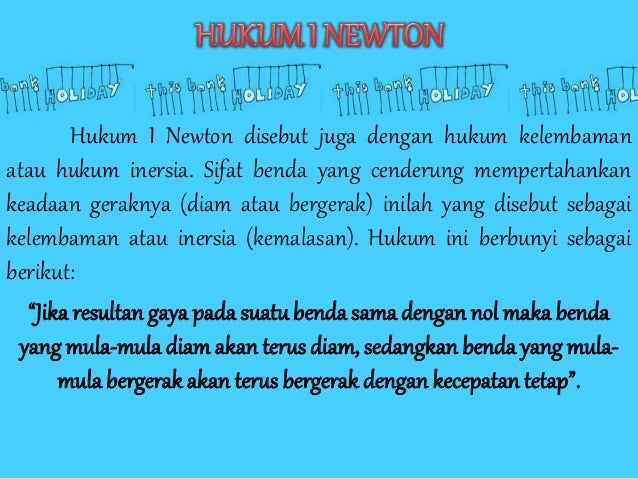 Ppt Fisika Hukum Newton