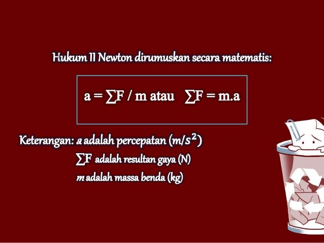 PPT Fisika "Hukum Newton"