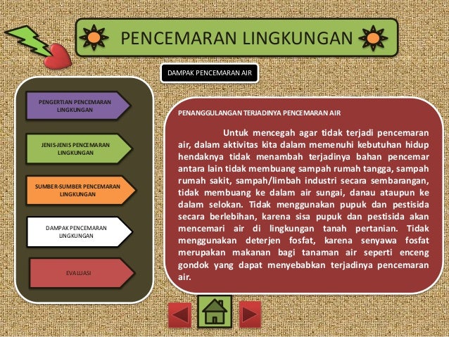 Ppt Pencemaran Lingkungan Yani Sutriyani