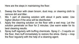 PPT FLOOR CARE AND MAINTENANC HOUSEKEEPINGE.pptx