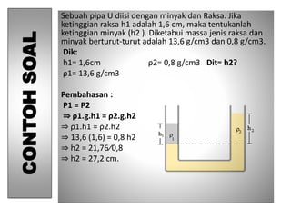 PPT Fluida Statis - Materi Fisika Kelas XI SMA | PDF