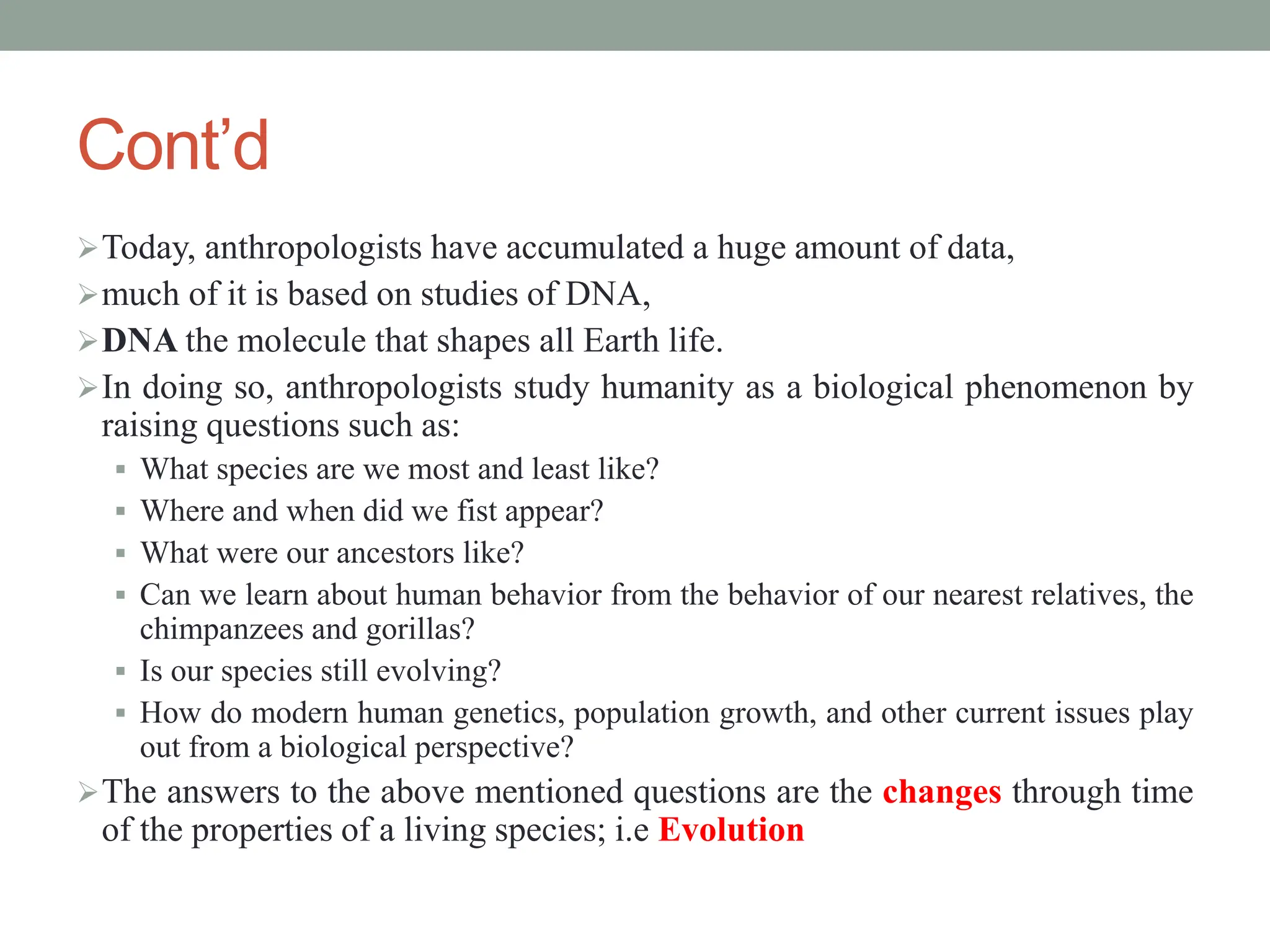 Anthropology Ethiopian Lecture notes PPT | PPTX