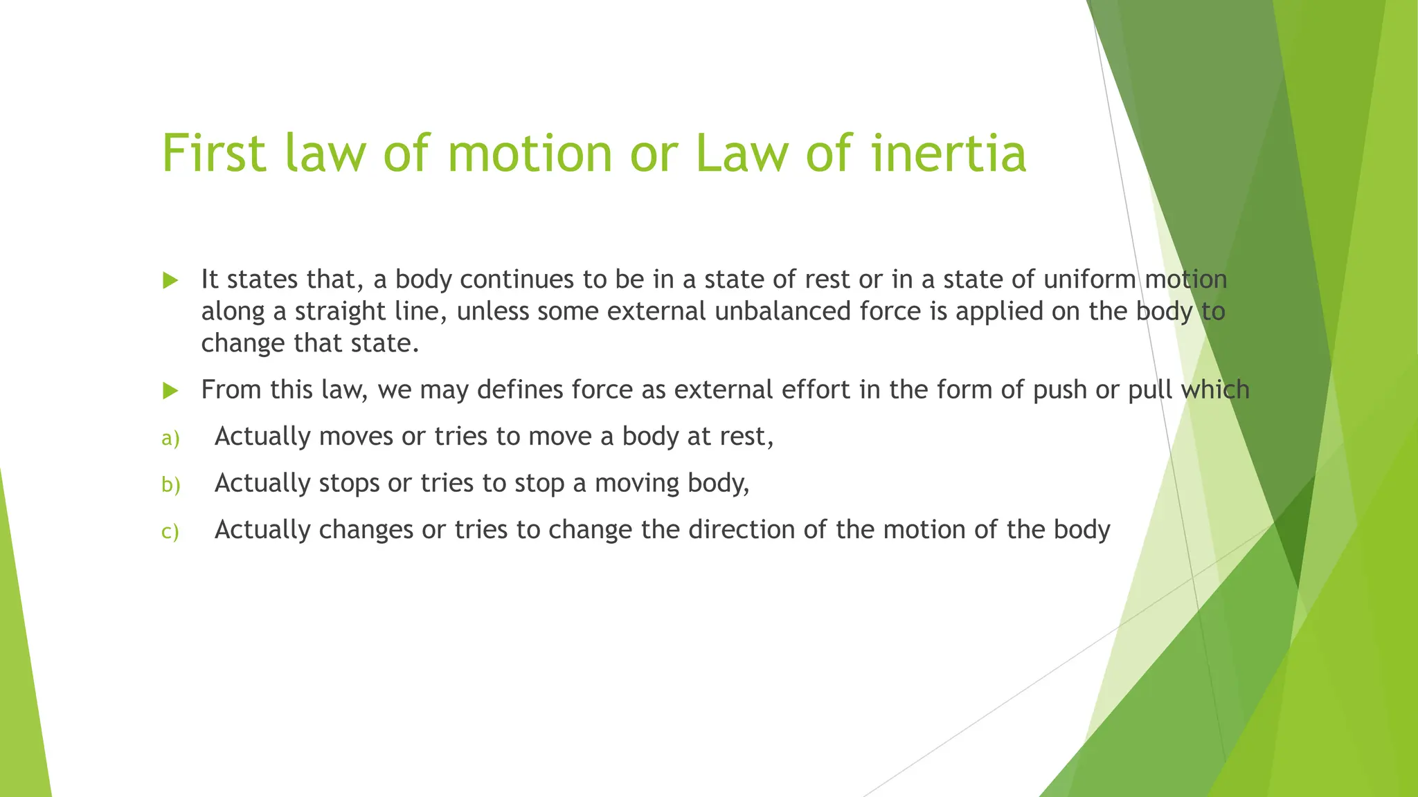 ppt_force-and-laws-of-motion for Class 9 | PDF