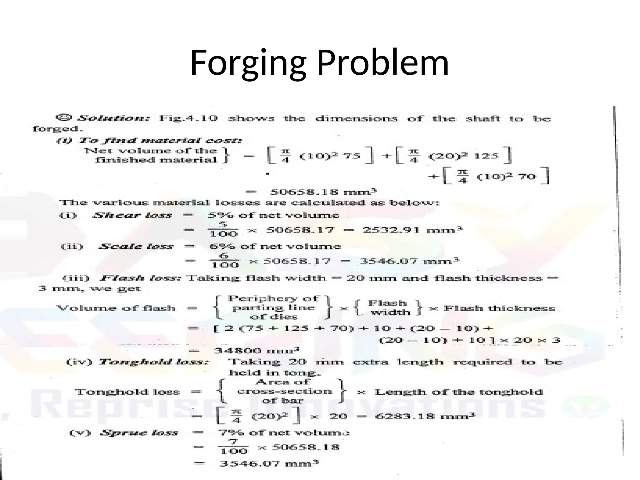 Forging Problem
 