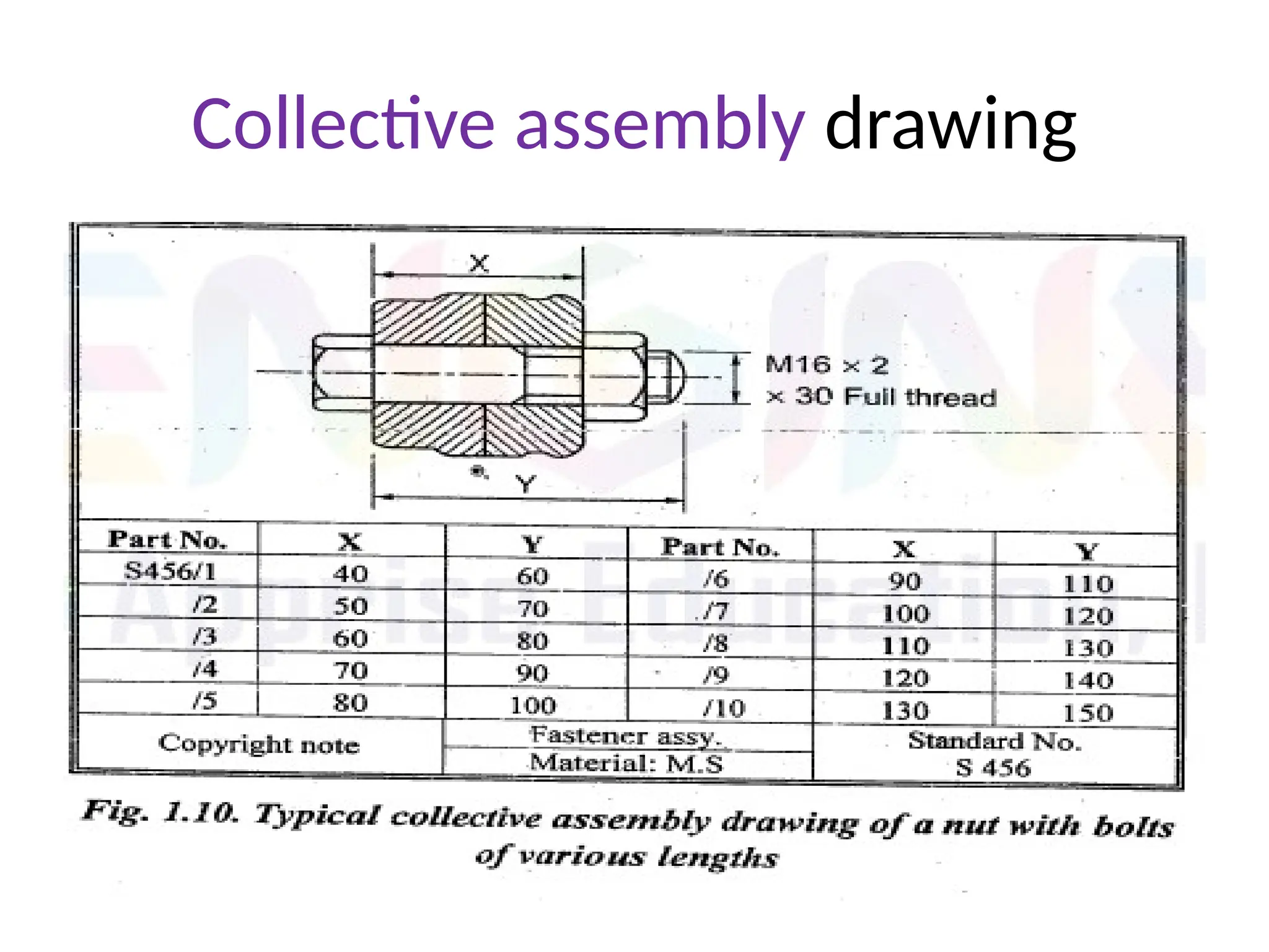 Collective assembly drawing
 