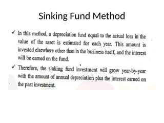 Sinking Fund Method
 