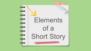 Elements
of a
Short Story
 