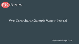 Forex Tips to Become Successful Trader in Your Life
http://www.fxpips.co.uk
 