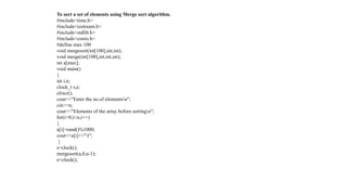 Void Sorting Algorithm PPT for explanation of Sorting algos for Design and analysis of courses ...
