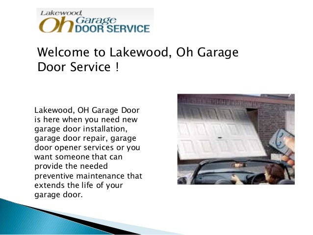 Garage Door Service Lakewood Oh