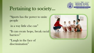 Physical Education & Sports importance | PDF