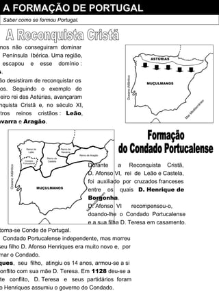Ppt formação de portugal e dinastias