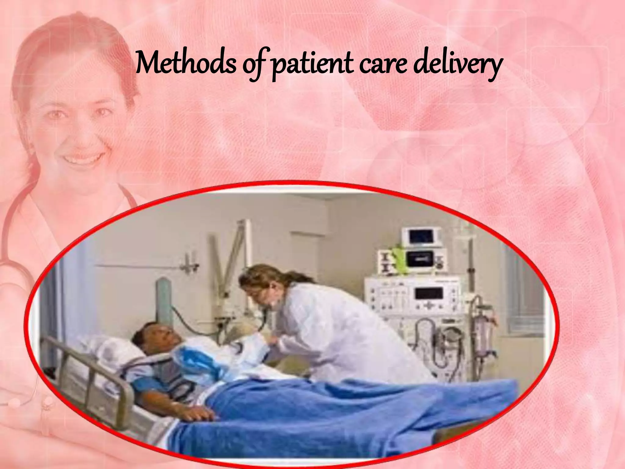 Methods of patient care delivery
 