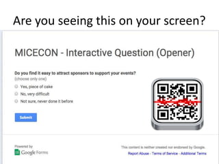 Are you seeing this on your screen?
 