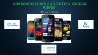 Tips for Buying a Used Mobile Phone.