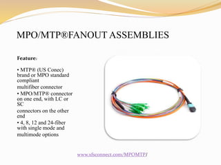Ppt for mpo mtp connector | PPTX