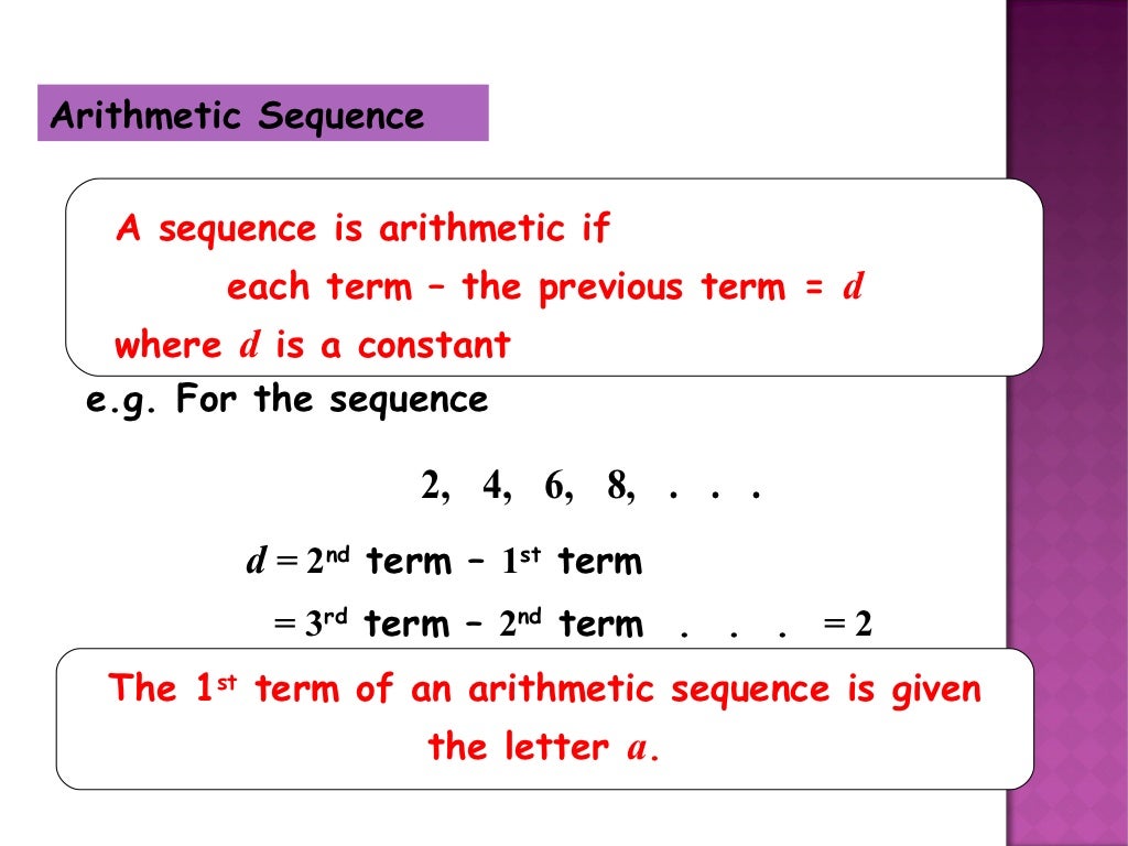 sum of sequence formula sum of sequence formula