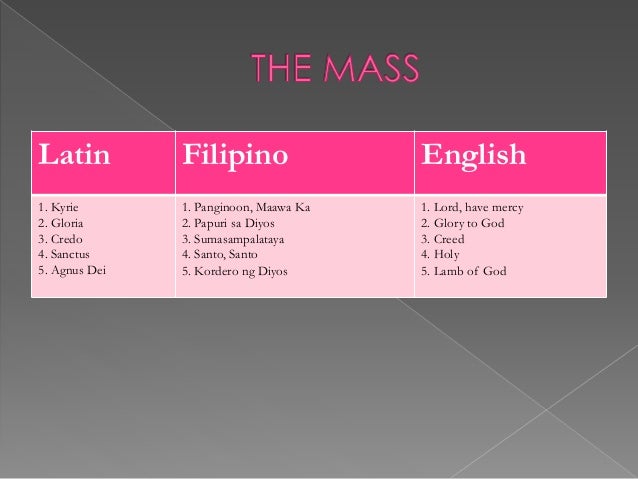 kyrie in filipino